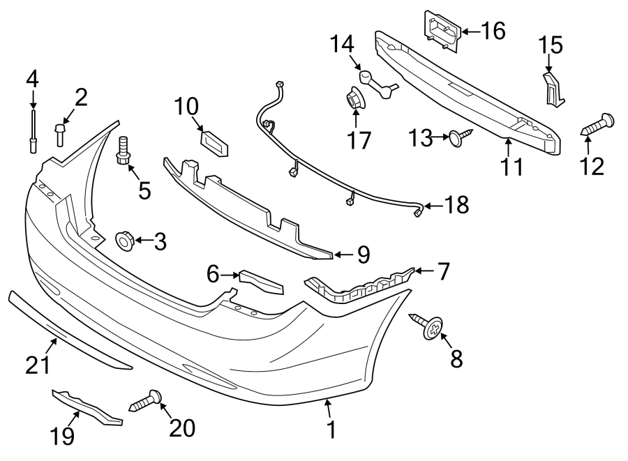 2020 Hyundai Venue Clip. Retainer. Cover. Bolt. Bumper - 865903S000 ...